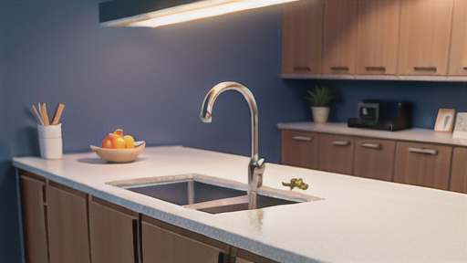 人工大理石のワークトップの特徴